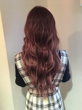 パティオン(PATIONN) 大人女性の遊びカラー。ブルーワインレッドグラデーションカラー