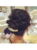 パーティーに ゆるねじヘアセット★