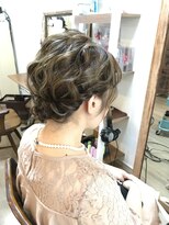 ロカット サロン(Roquat Salon) ボブ大人シニヨンヘアアレンジ 【ヘアアレンジ 立川/立川南】