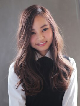 ナナナ パレナ 大津膳所店(nanana parena) ゆるふわデジパ風ブランジュ☆艶髪カラー【nanana parena】