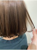 切りっぱなしボブヘア＊