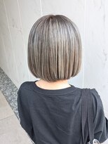 ボアップ 新居浜店(boappu)&nbsp;#ハイトーン#シルバー#グレー#グレージュ#ミニボブ#韓国