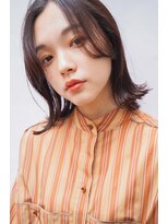 フィルムス 田町芝浦(FILMS)&nbsp;ラベンダーミルクティー/暗めカラー/ショートボブ/前髪/田町