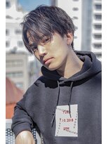 小久保styleボブディアップバンクパンク七三分けショートウルフ