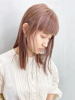 アルバム 銀座(ALBUM GINZA)&nbsp;ピンクベージュ_ミニウルフテラコッタくすみブルー_48553