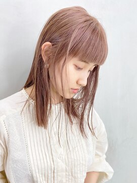 アルバム 銀座(ALBUM GINZA) ピンクベージュ_ミニウルフテラコッタくすみブルー_48553