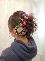 アムズヘアーファム 成人式アレンジ