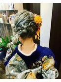 成人式ヘアセット♪