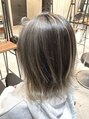 ラフィスヘアーベル 九大学研都市店(La fith hair Belle) バレイヤージュスタイル