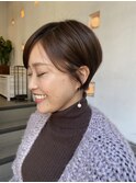耳かけショートスタイル