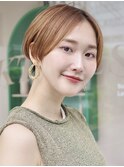 大人マッシュショート／丸みショート／イメチェン／30代40代50代