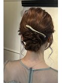 結婚式ヘアセット