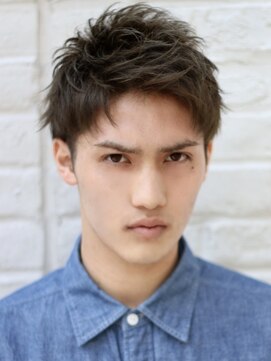 フィフス 栄(fifth) ビジネスショートスパイキーショートツイストパーマツーブロック