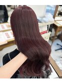 ブリーチなしダブルカラーピンクラベンダー