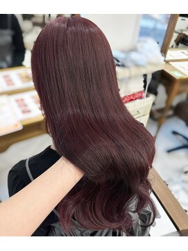 ハピネス 梅田茶屋町店(HAPPINESS) ブリーチなしダブルカラーピンクラベンダー