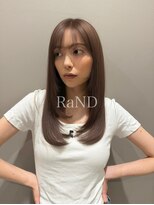 ランド(RaND)&nbsp;【髪質改善】ロングレイヤー&薄すぎないシースルーバング