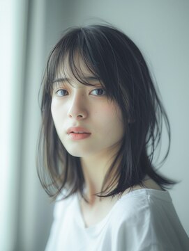 エダ 鎌倉(edA.) ミディアムスタイル/白髪ぼかし/グレージュ 13