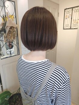 ヘア ケア ディエイチケー(HAIR CARE DHK)の写真/白髪ぼかし×最上級TRで上品ナチュラルな褒められヘアを実現♪ワンランク上の仕上がりに感動◎