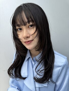 ラグゼ(Luxe) 丸型/卵型/四角/ベース/顔周りレイヤー/オリーブベージュ/韓国