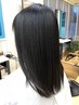 【EllEスト】ストレート（縮毛矯正）＋カット＋ハホニコTR ￥19500⇒￥18000