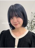 美髪シアーカラーピンクブラウンショートカット切りっぱなしボブ
