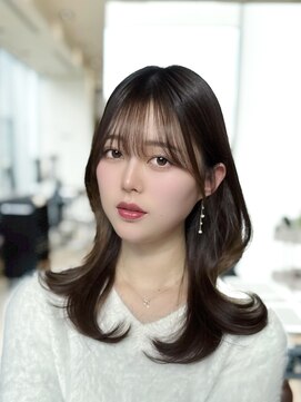 アマトウキョウ アユンチェ(AMA TOKYO×AYUNCHE) 韓国スタイル/チュラルくびれへア_くびれ巻き_レイヤーカット