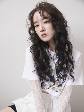 ヘアサロン セロ(Hair Salon SERO) 【セロ姫路】ウェーブヘア_ダークブラウン_デジタルパーマ