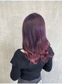 ラベンダー×ピンクグラデーションカラー