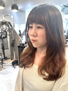 ジエクトヴィシア 心斎橋 似合わせデジタルパーマ◇無重力パーマ・ロングヘア