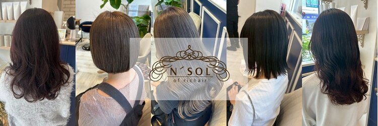 アンソル オブ リシェール(N'SOL of RICHAIR)のサロンヘッダー