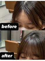 ティダスマイル 吉祥寺店(tida smile)&nbsp;前髪割れ癖改善パーマ/クロスパーマ