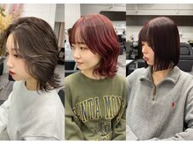 【LILAC自慢の透け感カラー＋Aujuaトリートメント】￥5,940