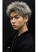【ハイトーンスパイキーショート】MEN'S HAIRトレンドスタイル
