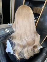 ラピス 横浜(Lapis)&nbsp;ブロンドカラーブリーチカラーシールエクステ