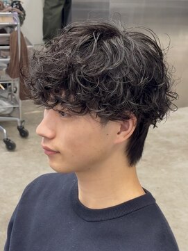 フィフス 渋谷(fifth) 渋谷メンズパーマシャドウパーマフェザーパーマセンターパート