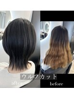 ホープ(hope)&nbsp;ウルフカット×中性ウルフ×小顔カット