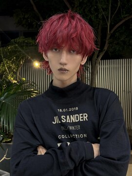 ベル 表参道Terrace(Belle) 残留しないボルドー×レイヤーマッシュ