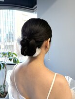 ファーストステップ 表参道(FIRST STEP) 結婚式/タイトシニヨン/アップスタイル/ドレスヘア表参道
