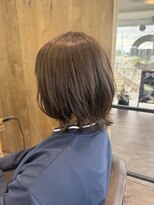 ラーム 宇部高校前店(rame) レイヤースタイル、髪質改善、オリーブカラー