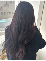 プロデュース 橋本店(Produce)&nbsp;ワンカラー全体染め ワインレッド