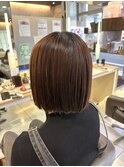 ぷつっとストレートボブ