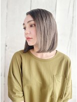ヘアーアンドスマイル バル(hair&smile Baru) グレージュボブ
