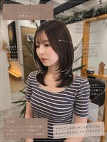 アムヘアー(A.M. hair) ミディアムレイヤー/ハッシュカット/ウルフカット/レイヤー