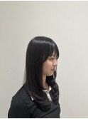 小顔レイヤー×艶ストレート