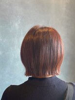 ジッピーオブトータルビューティ(Zippy of total beauty)&nbsp;上品ボブ×ボルドーブラウンカラー