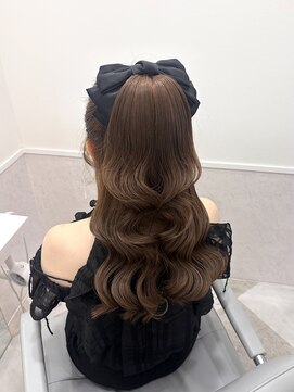 リルミー ミュエナ 大須 矢場町(Lilme myuena) ワンホンハーフアップ