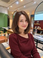 トリッカ 葉山(tricca)&nbsp;横顔まで褒められる♪骨格似合わせボブ