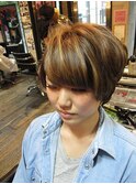 ショートスタイル、ハイライト&ローライト
