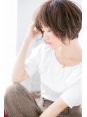 【Lab古河】アシンメトリーな小顔ショートボブb