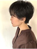大人可愛い黒髪ショート